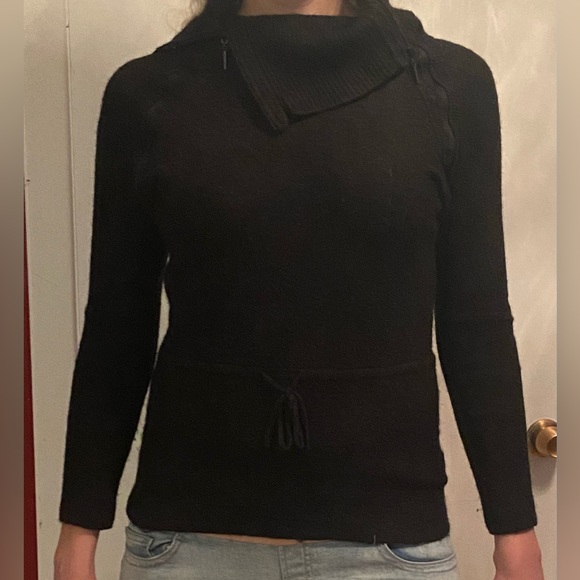 “Seraphine” turtleneck nursing sweater in lambswool (20%) and cashmere (4%) - Picture 2 of 9